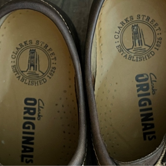 Clarks Original Wallabee in Beeswax Leather-Brown Sz 10.5M - Picture 6 of 7